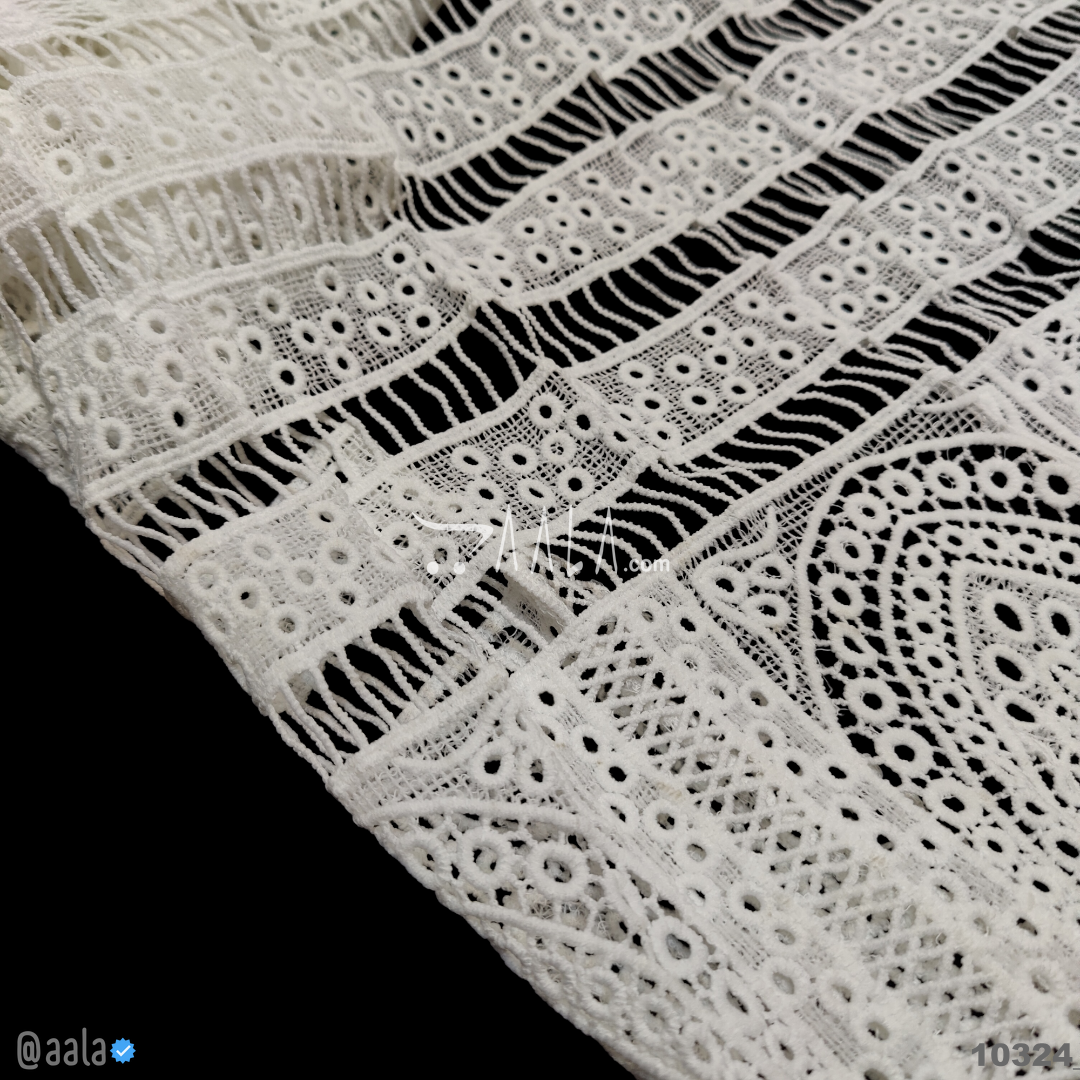 Cotton lace fabric store by the metre