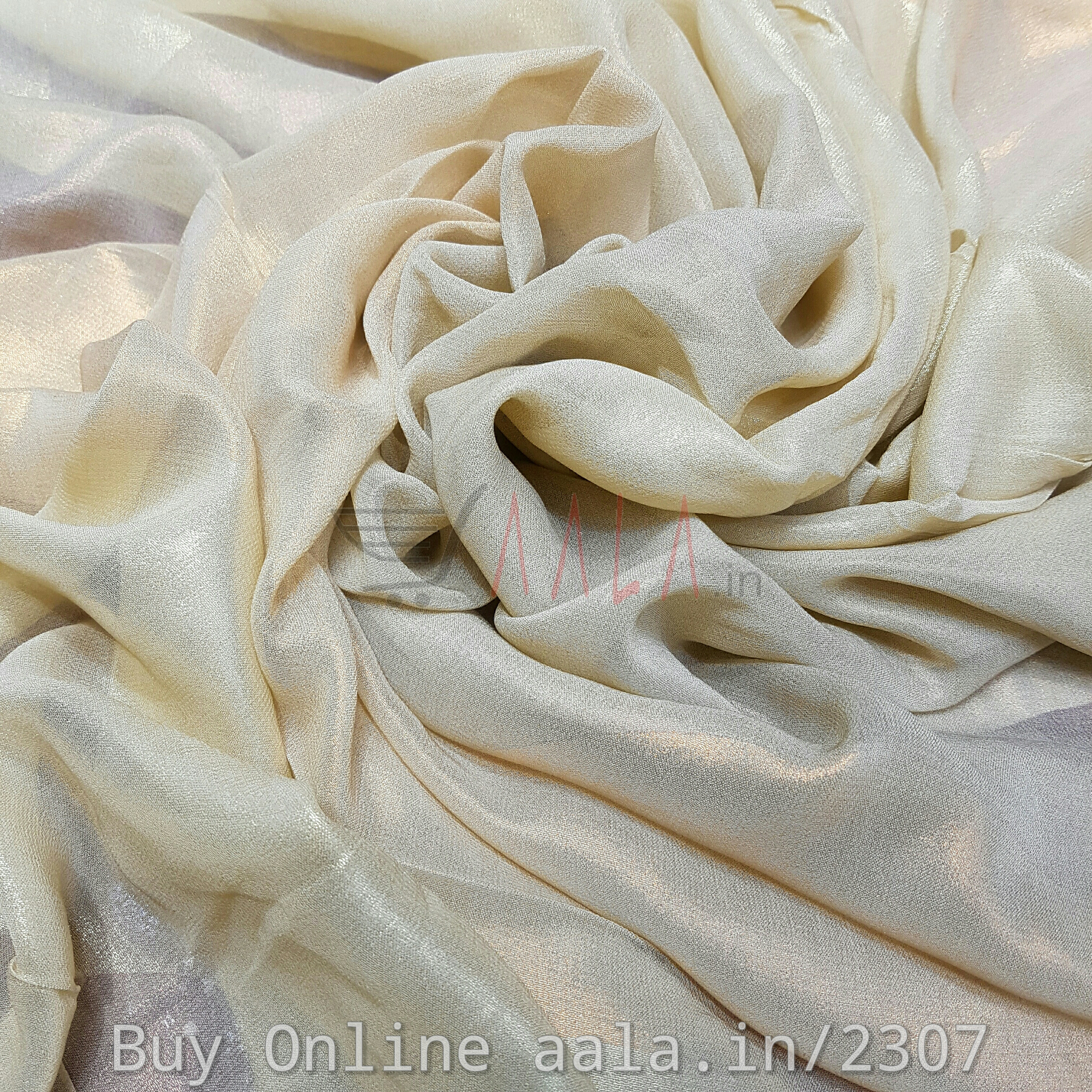 Foil Shaded Georgette Viscose 44 Inches Dyed Per Metre #2307