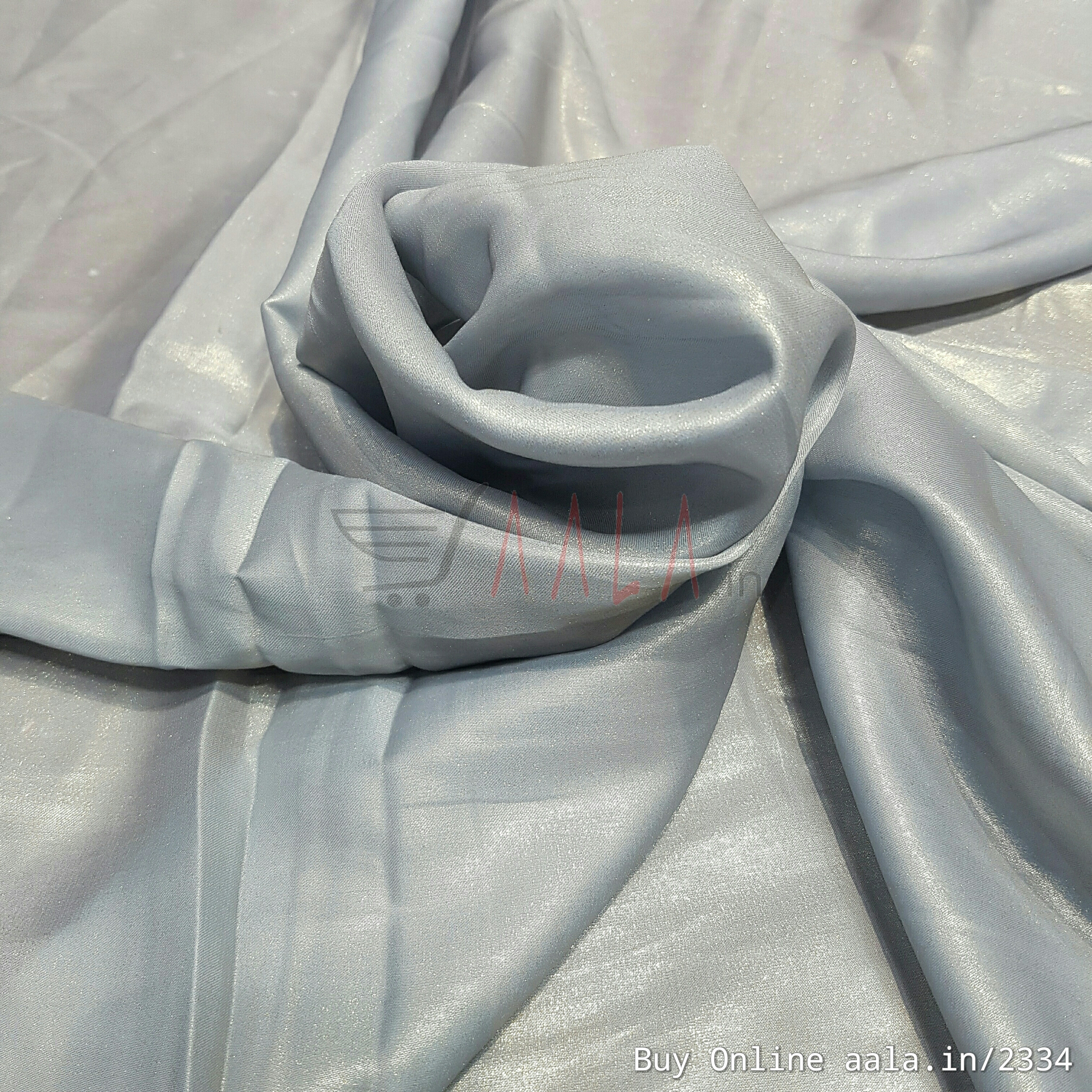 Half Coating Satin Georgette Poly-ester 44 Inches Dyed Per Metre #2334