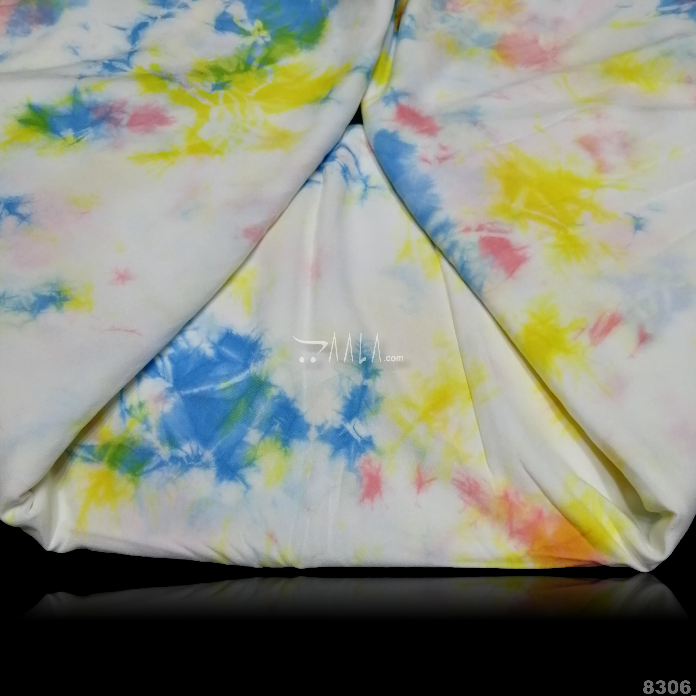 Tie-Dye Barfi Cotton 44-Inches ASSORTED Per-Metre #8306