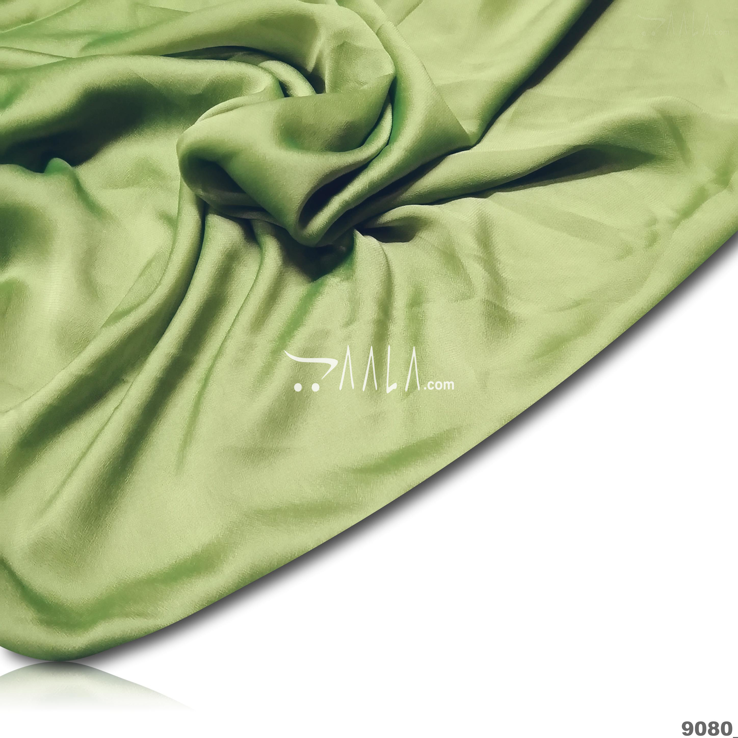 Choco Silk Poly-ester 44-Inches GREEN Per-Metre #9080