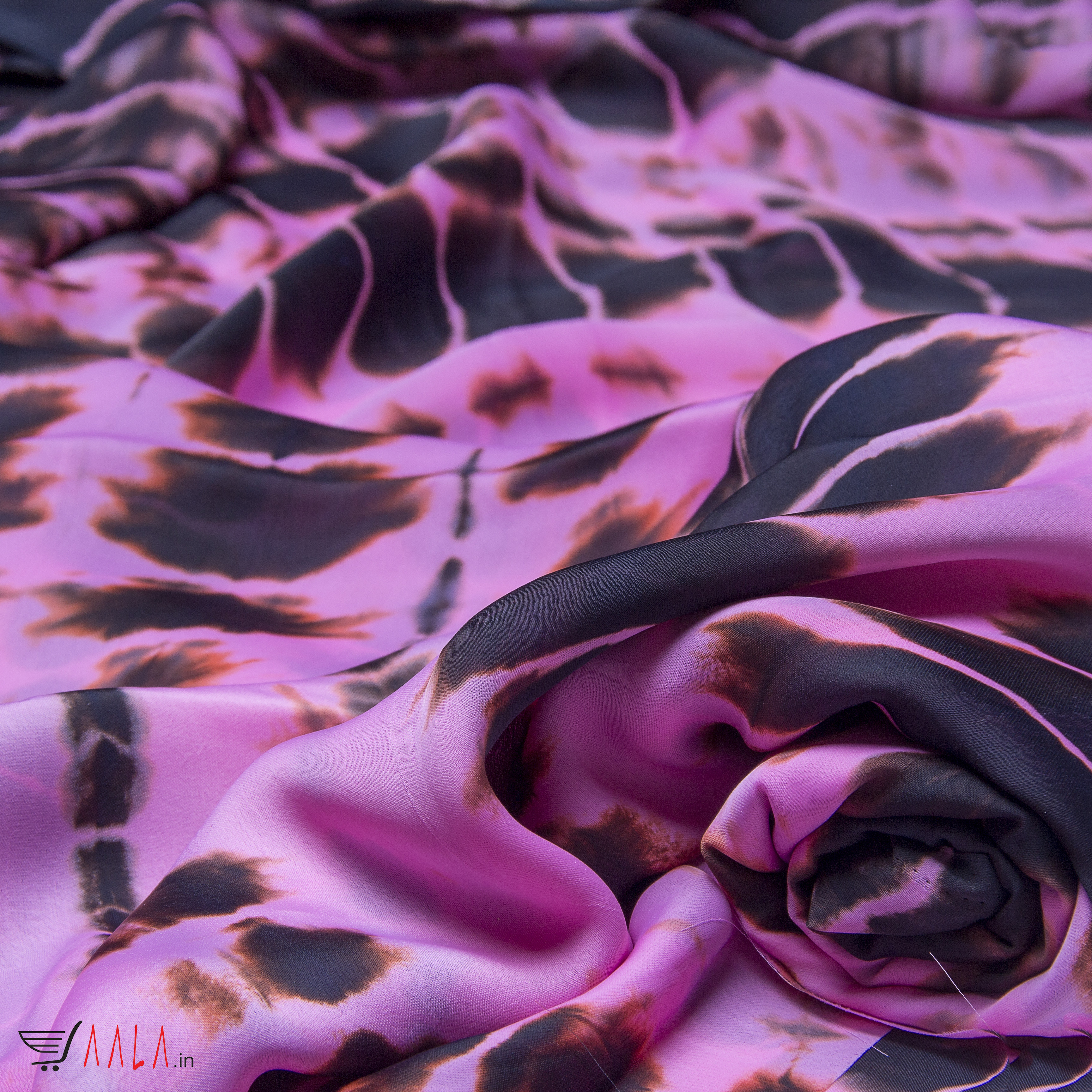 Shaded Satin Georgette Poly-ester 44 Inches Dyed Per Metre #1843