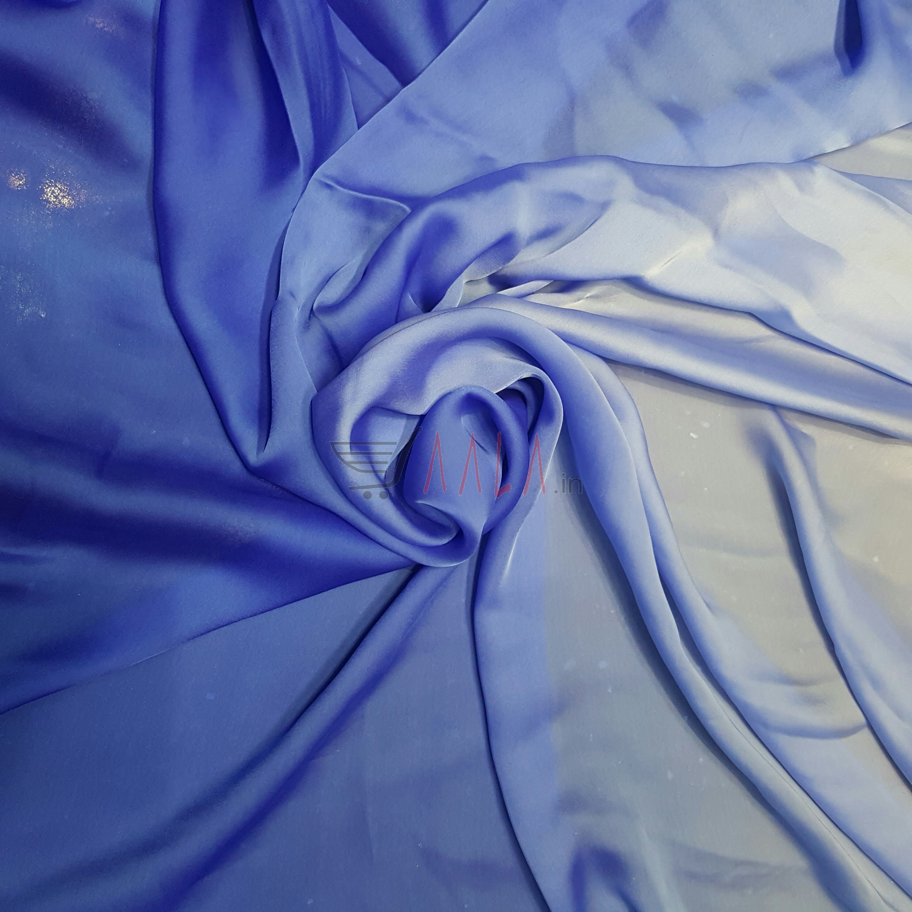 Shaded Satin Georgette Poly-ester 44 Inches Dyed Per Metre #2055