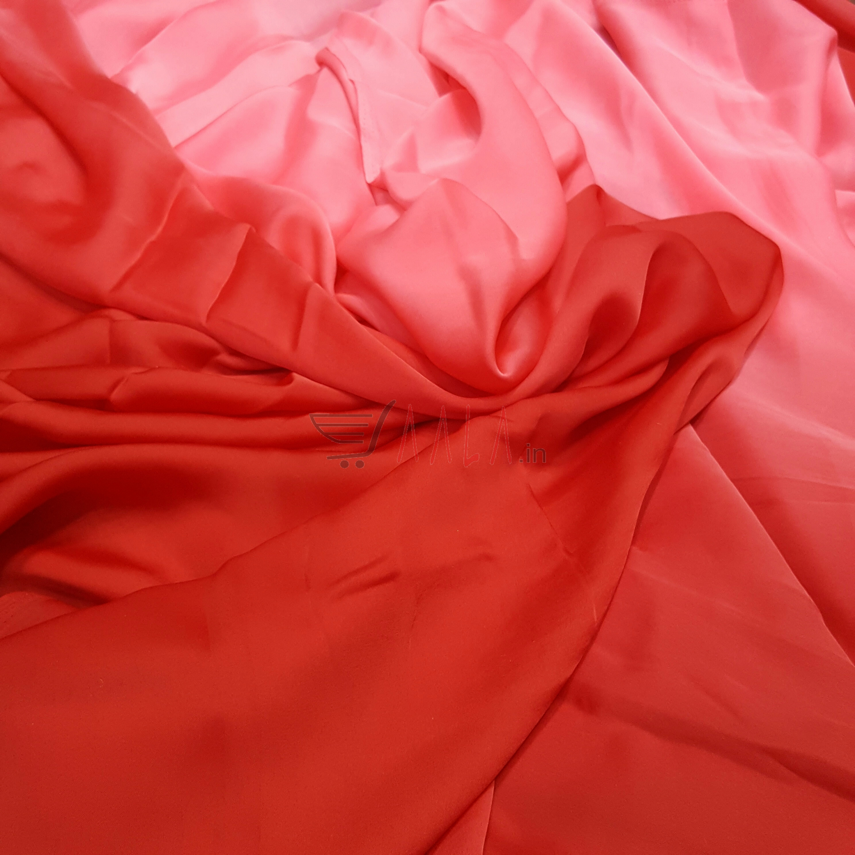 Shaded Satin Georgette Poly-ester 44 Inches Dyed Per Metre #2056