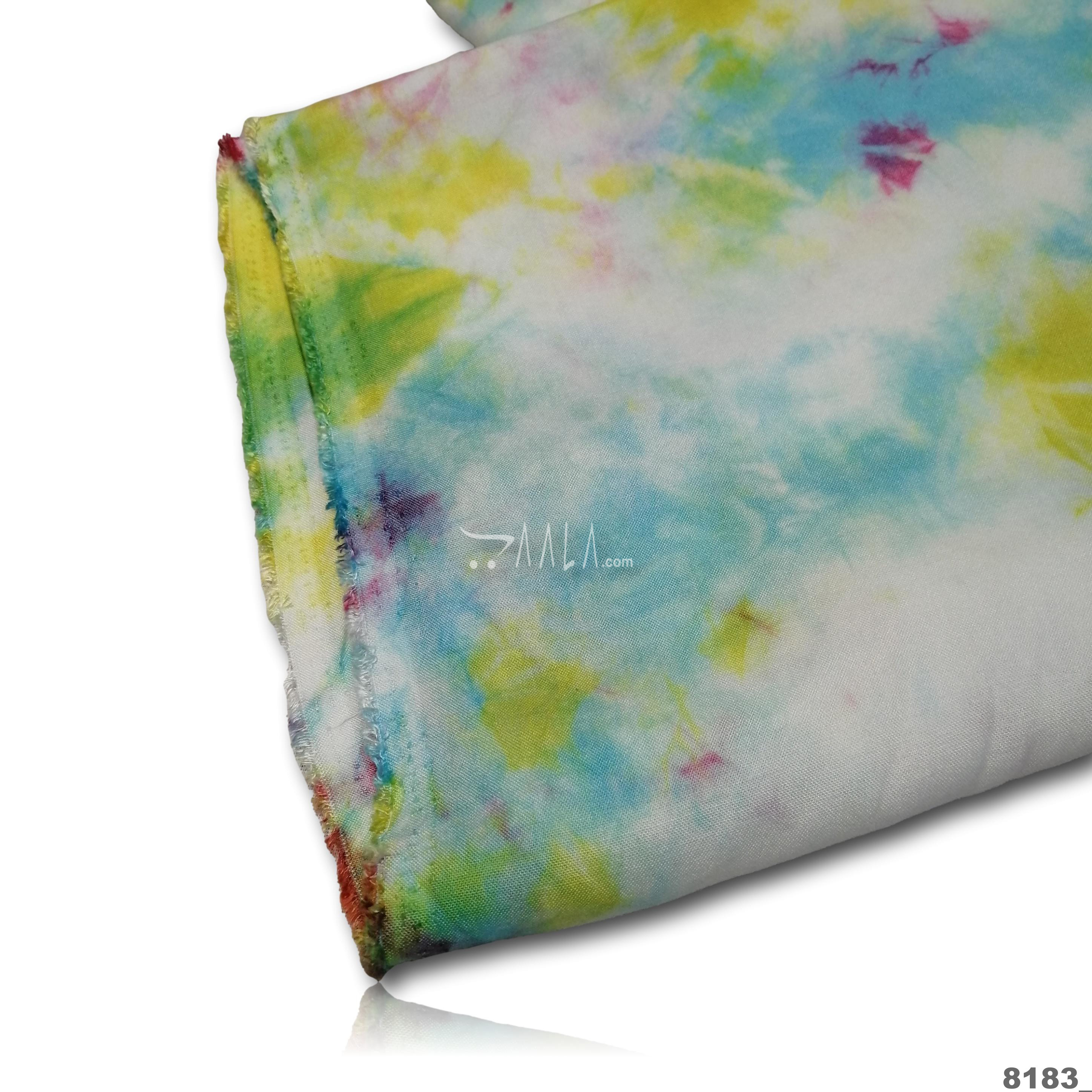 Tie-Dye Barfi Cotton 44-Inches ASSORTED Per-Metre #8183