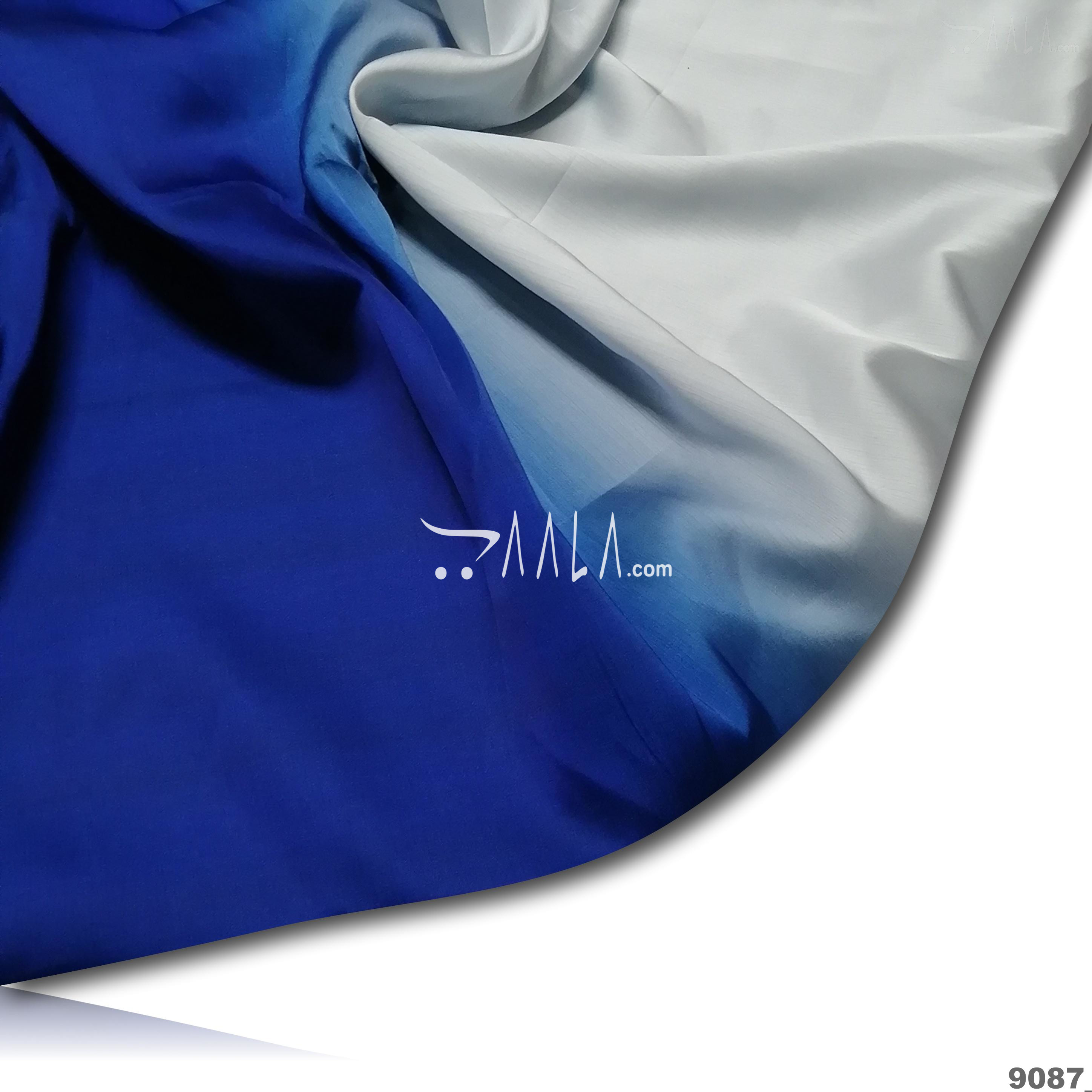 Shaded Satin-Chiffon Poly-ester 44-Inches ASSORTED Per-Metre #9087